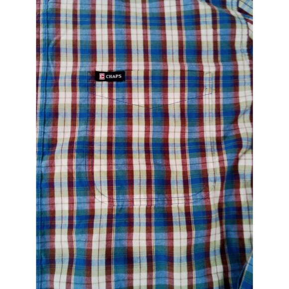 Men's Long Sleeve Chaps Multicolor Shirt‎ Size Large - Picture 5 of 10